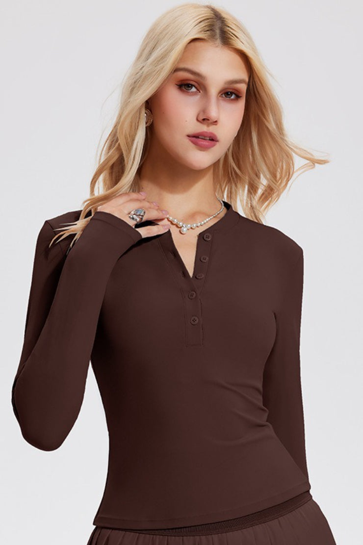 Slim Fit Quick Dry Long Sleeve Top