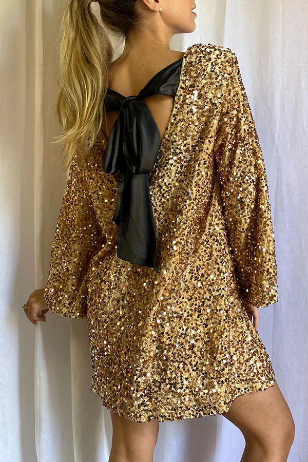 Maritza Premium Glitter Dress Everyday Luxe Edit