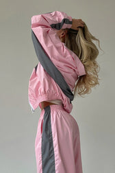 Raglan Sleeve Pullover Sweatpants Activewear Set