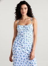 Elegant Floral Beach Bodycon Streetwear Long Summer Clothes Midi Dresses