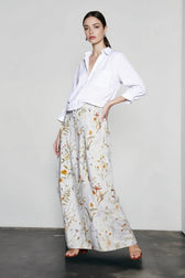 Floral Print Pocket Casual Vacation Skirt