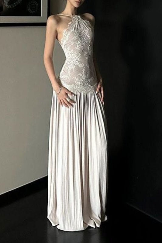 Backless Lace Dress