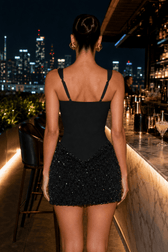 Backless Bodycon Mini Party Slip Dress