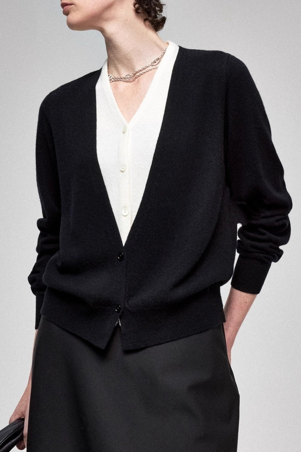 TwoinOne Pure Wool Knit Top