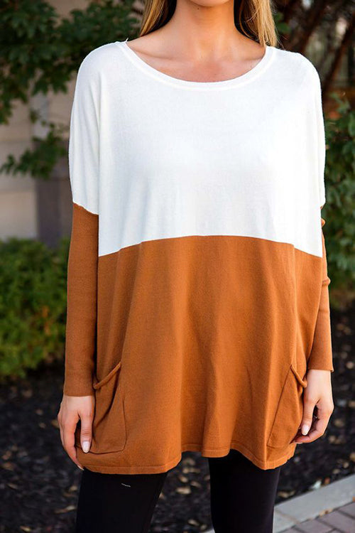 Get Comfortable Double Pocket Sweater