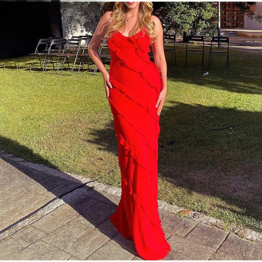 Backless Maxi Dress