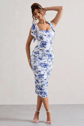 Bodycon Floral Dress