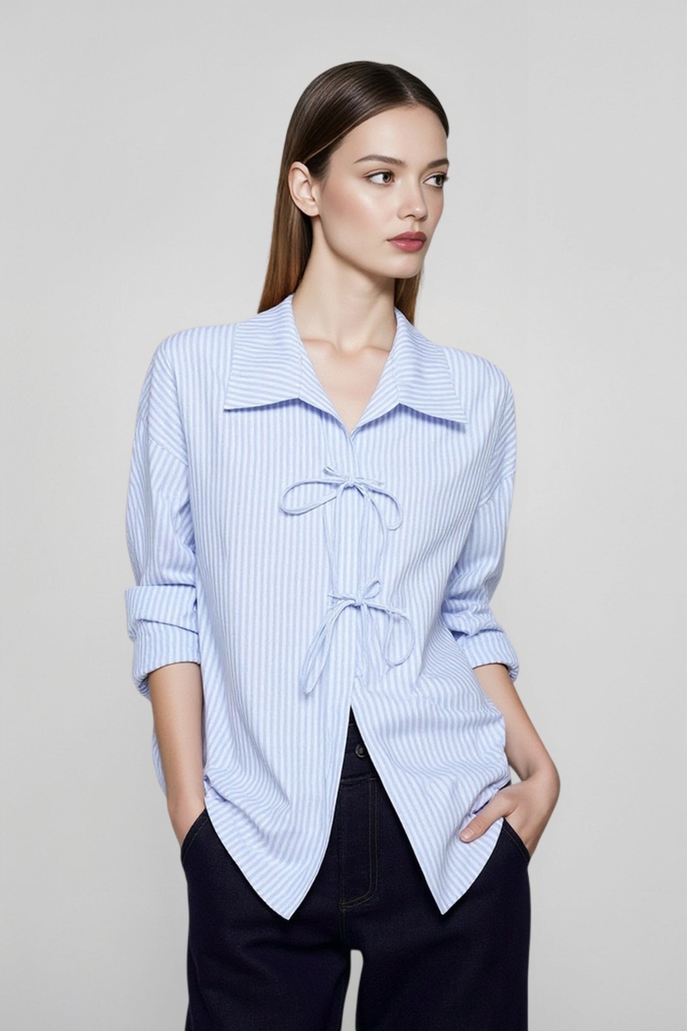 Vintage Linen Relaxed Blouse