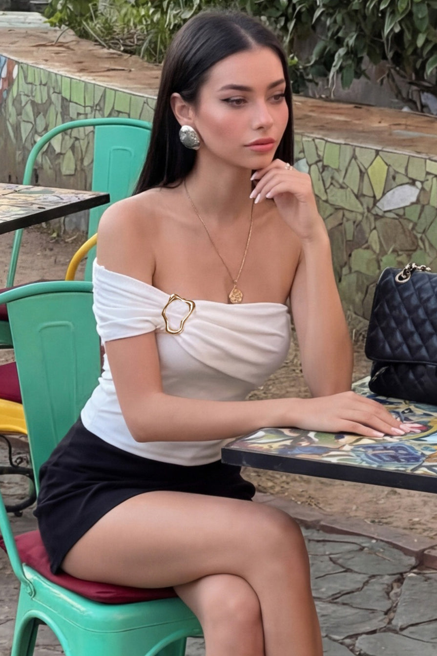 Ruched Crop Top
