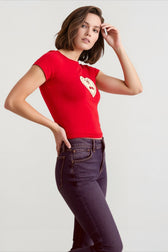 Vintage Graphic Fitted T-shirts