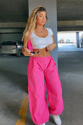 Hip Hop Drawstring Cargo Loose Versatile Pants