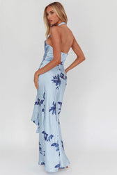 Bodycon Floral Maxi Dress