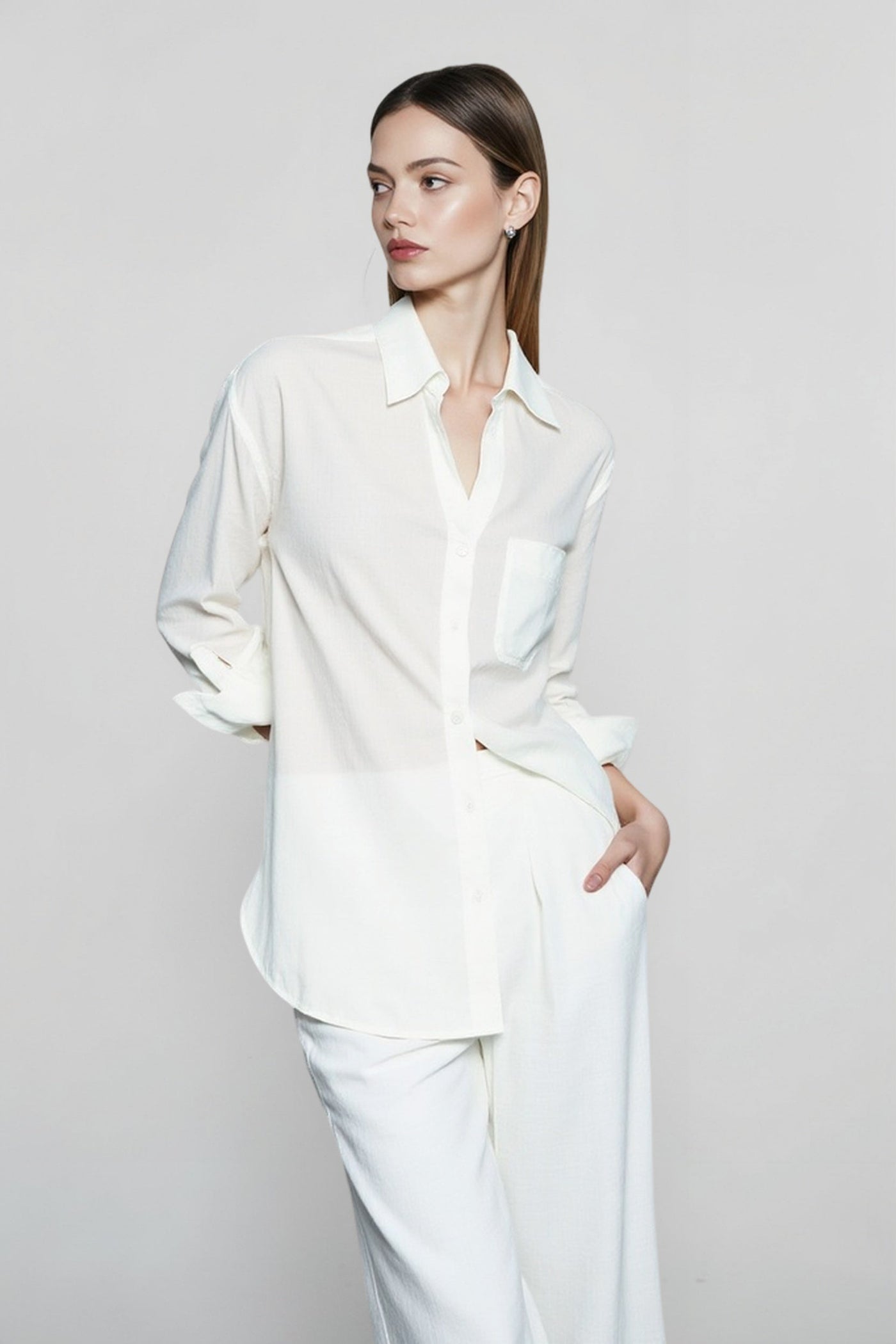 Pure Linen UV Protection Blouse