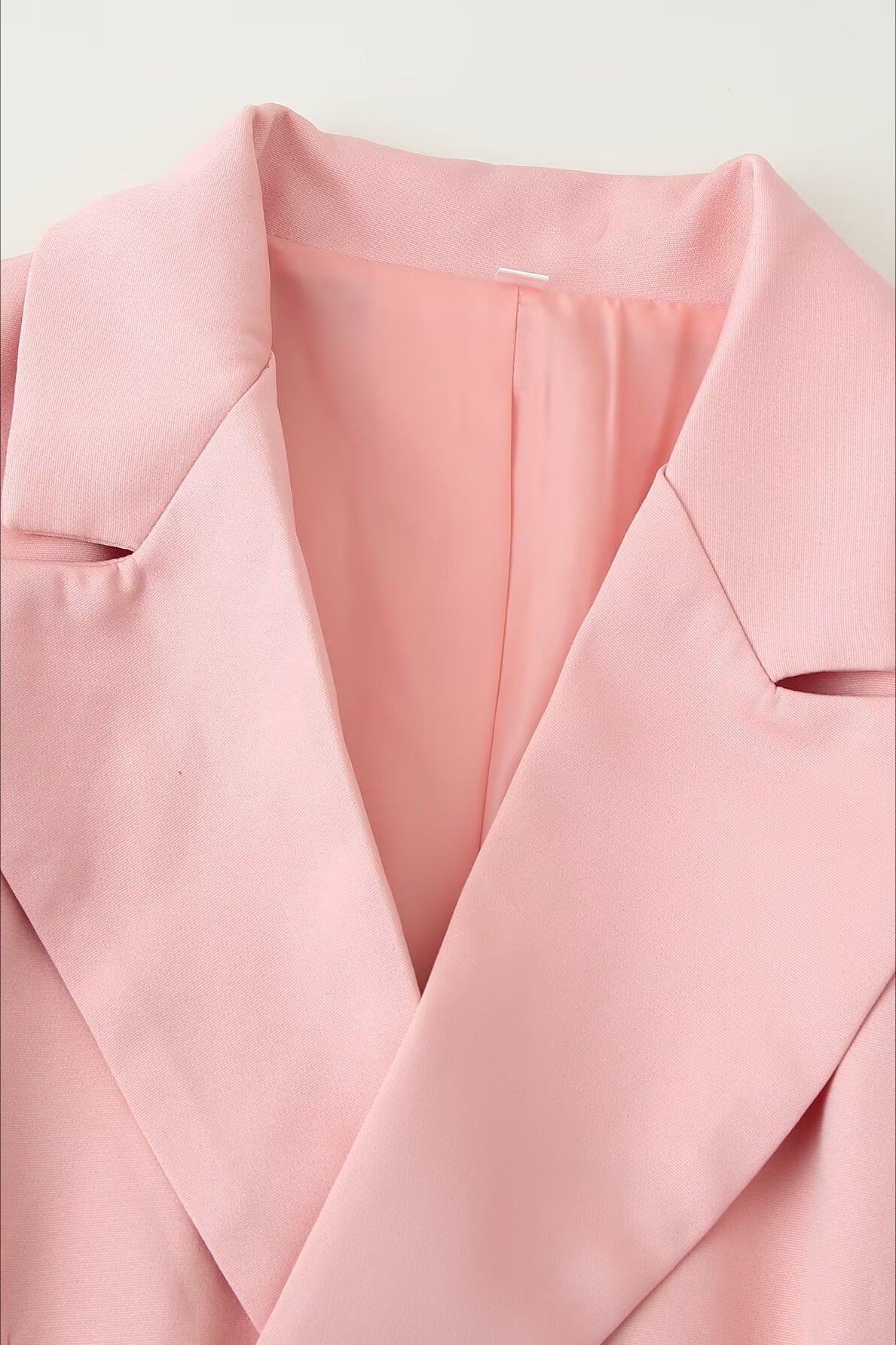 Pink Buttoned Blazer