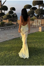 Sexy Sequins Backless Maxi Dress 4