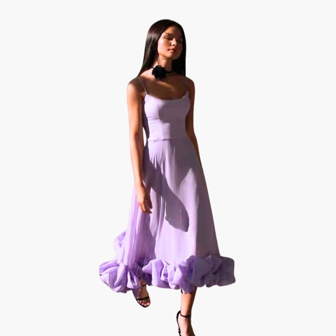Iris | Graceful Flowing Dress Purple