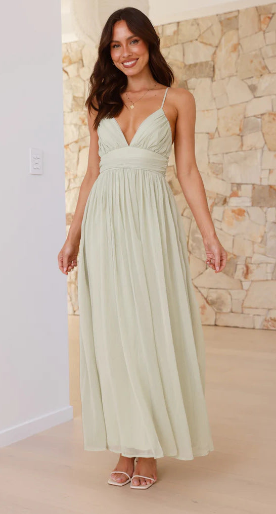 Croft Dress Green