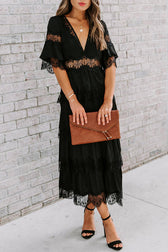 Love And Affection Lace Maxi Dress - 3 Colors - View 3