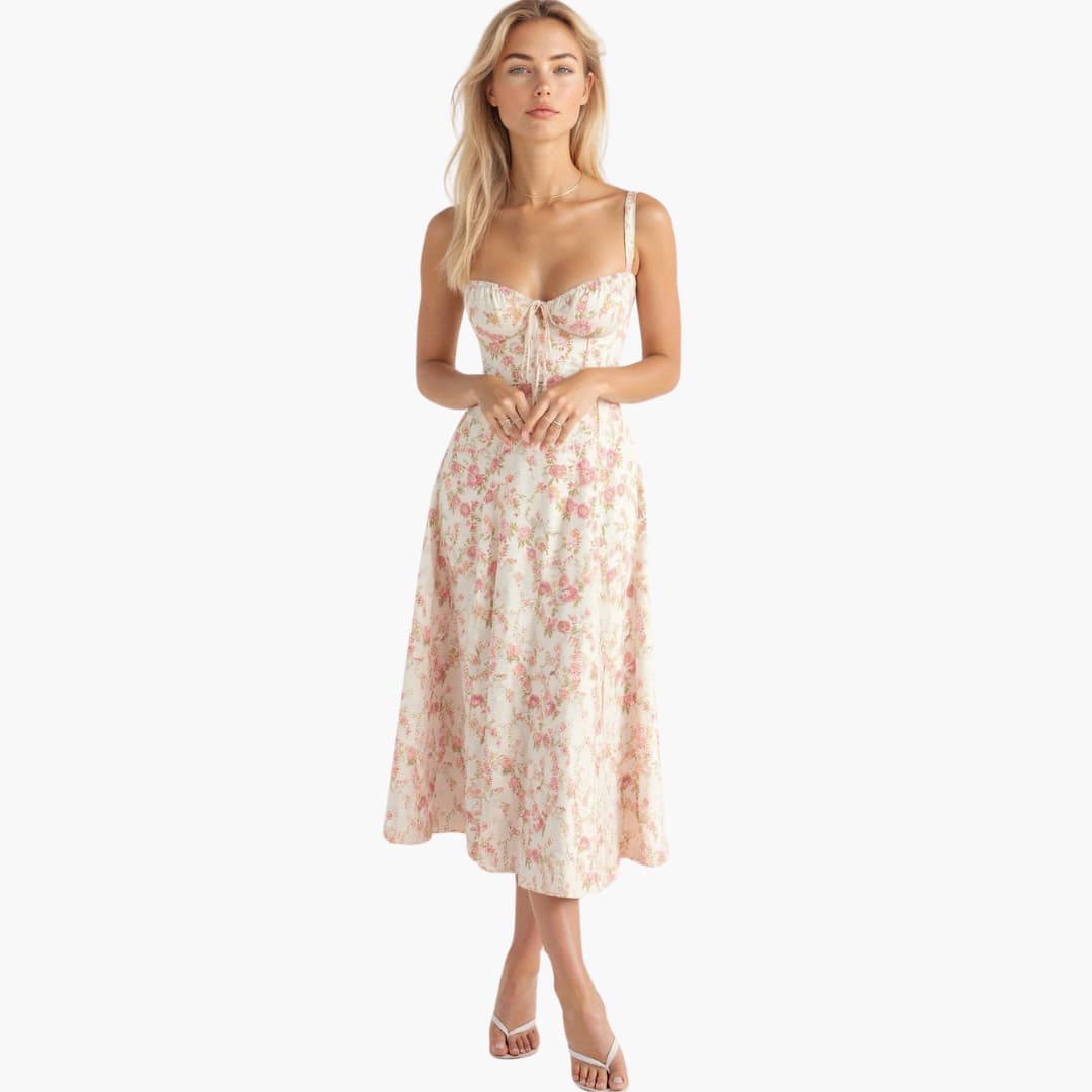 Stella | Waist Dress Pink