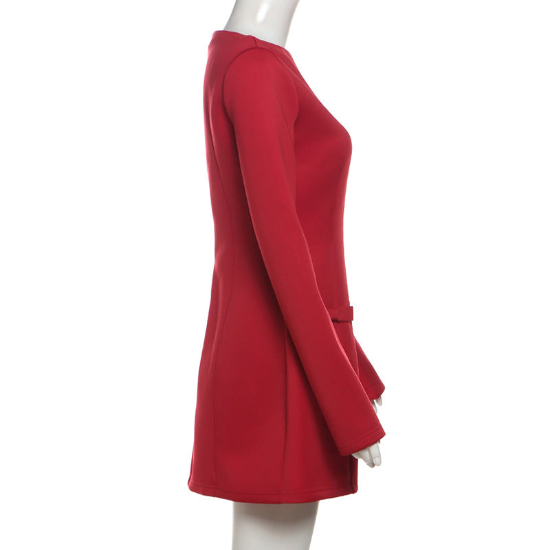 Red Chemistry Mini Dress - Red