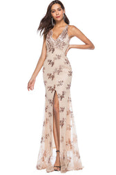 Fishtail Sequin Spangly Maxi Dress - 2 Colors - View 4