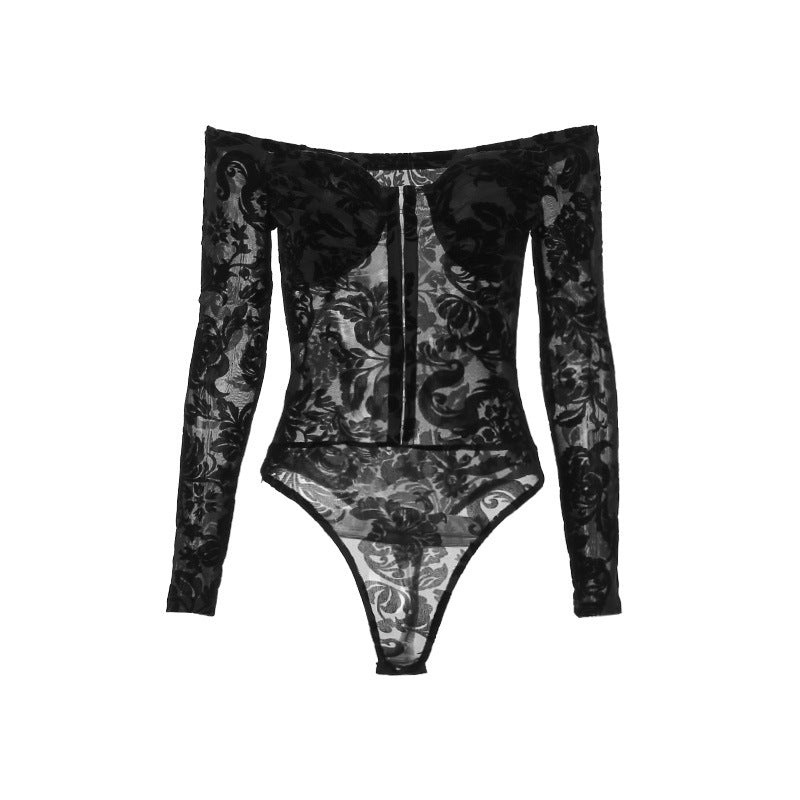 Lace Grace Bodysuit - Black