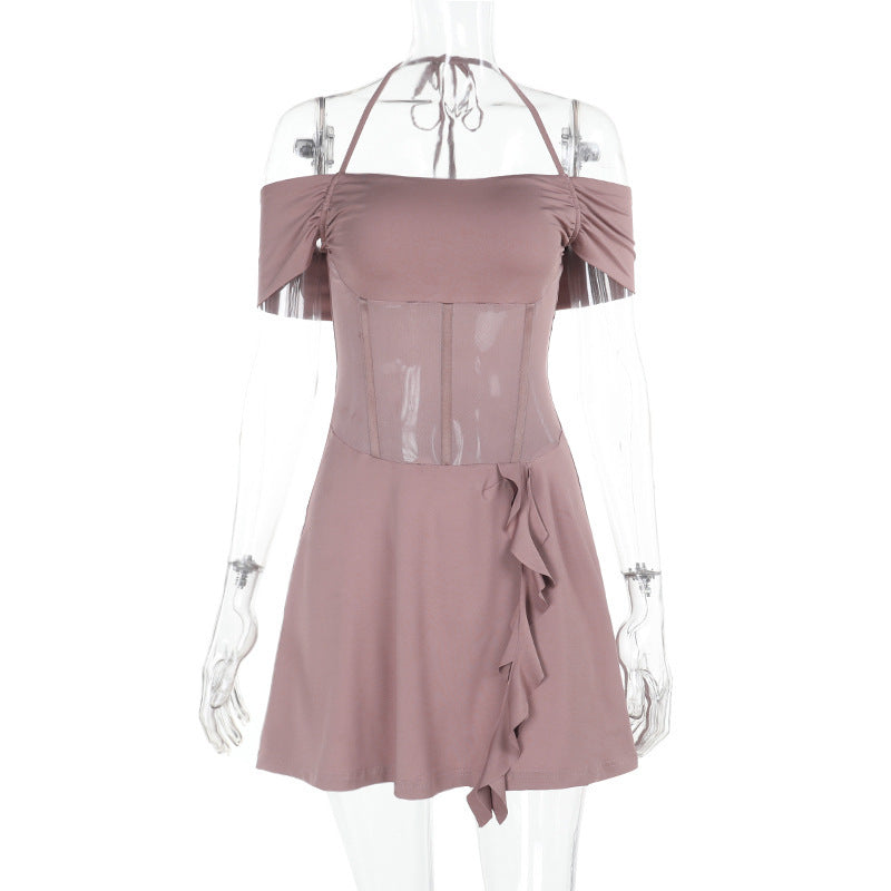 Galvin Mini Dress Khaki