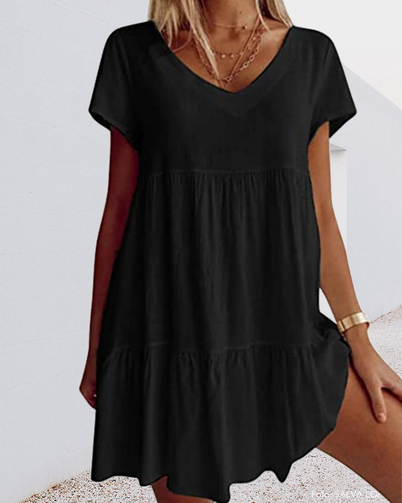 Susana Womens Summer Dress Elegant Dress for Layered Outfit Styling