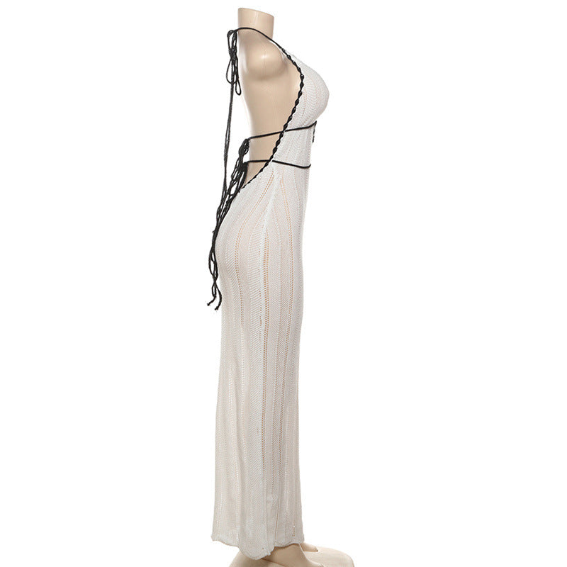 Luna Lace Dress White