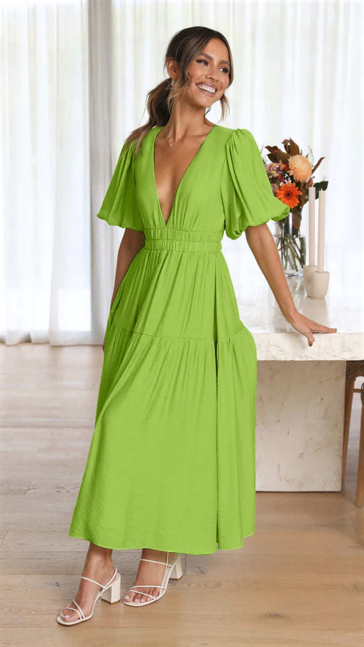 Brunch It Right Midi Dress - Light Green