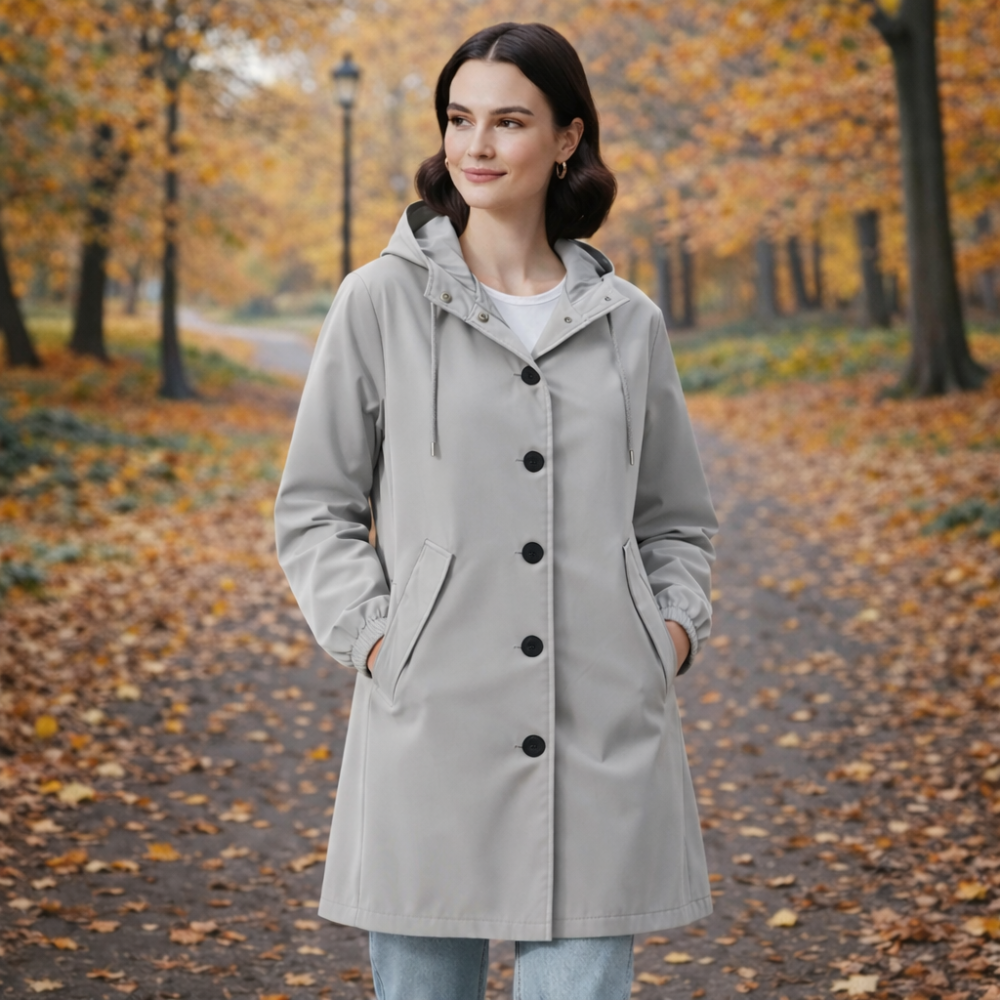 Loose-Fit Hooded Windbreaker