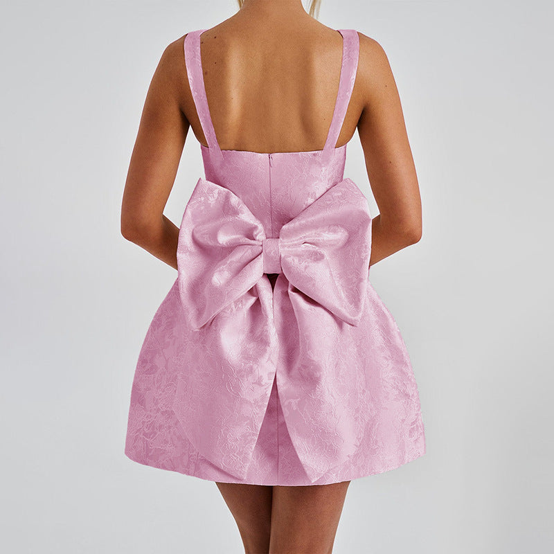 Moriyon Mini Dress-Pink