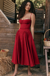 Longing For Love Strap Bustier Midi Dress - 8 Colors 3