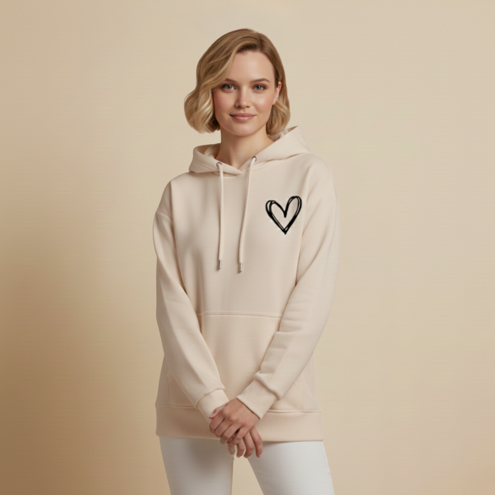 Casual Printed Hoodie Jacket for Women