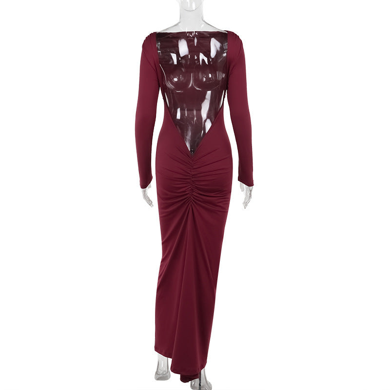 Mulberry Maxi Dress - Maroon