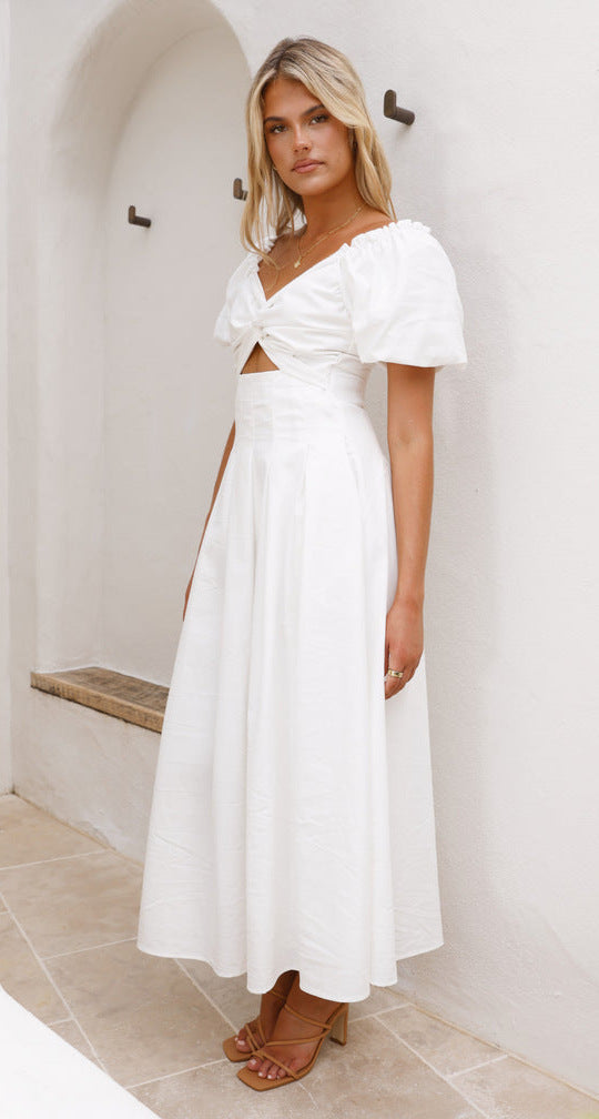 Algar Dress - White