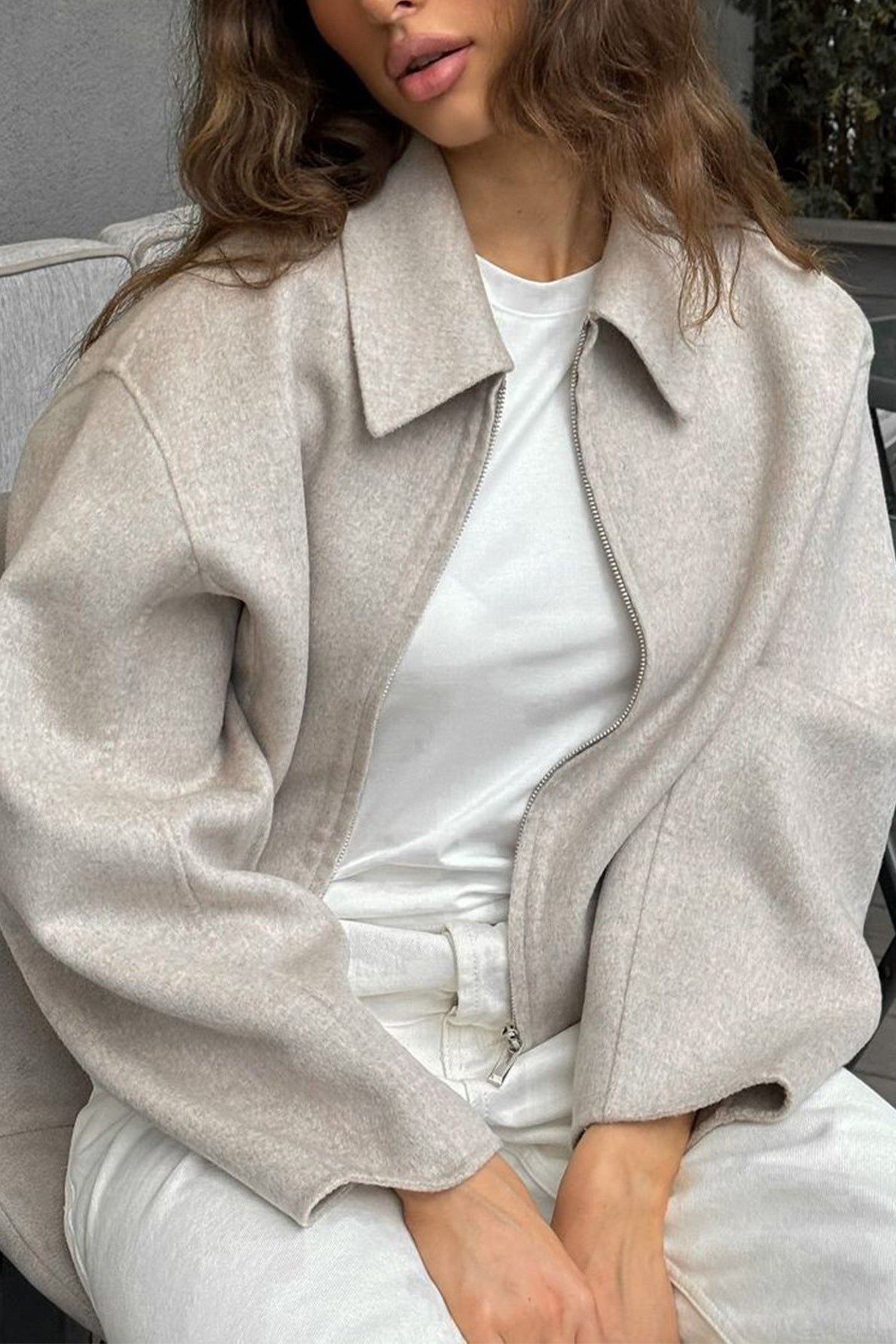 Casual Solid Color Long Sleeve Coat