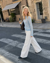 Mohair Round Neck Knit Top