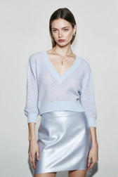 Satin Bias Cut A Line Mini Skirt