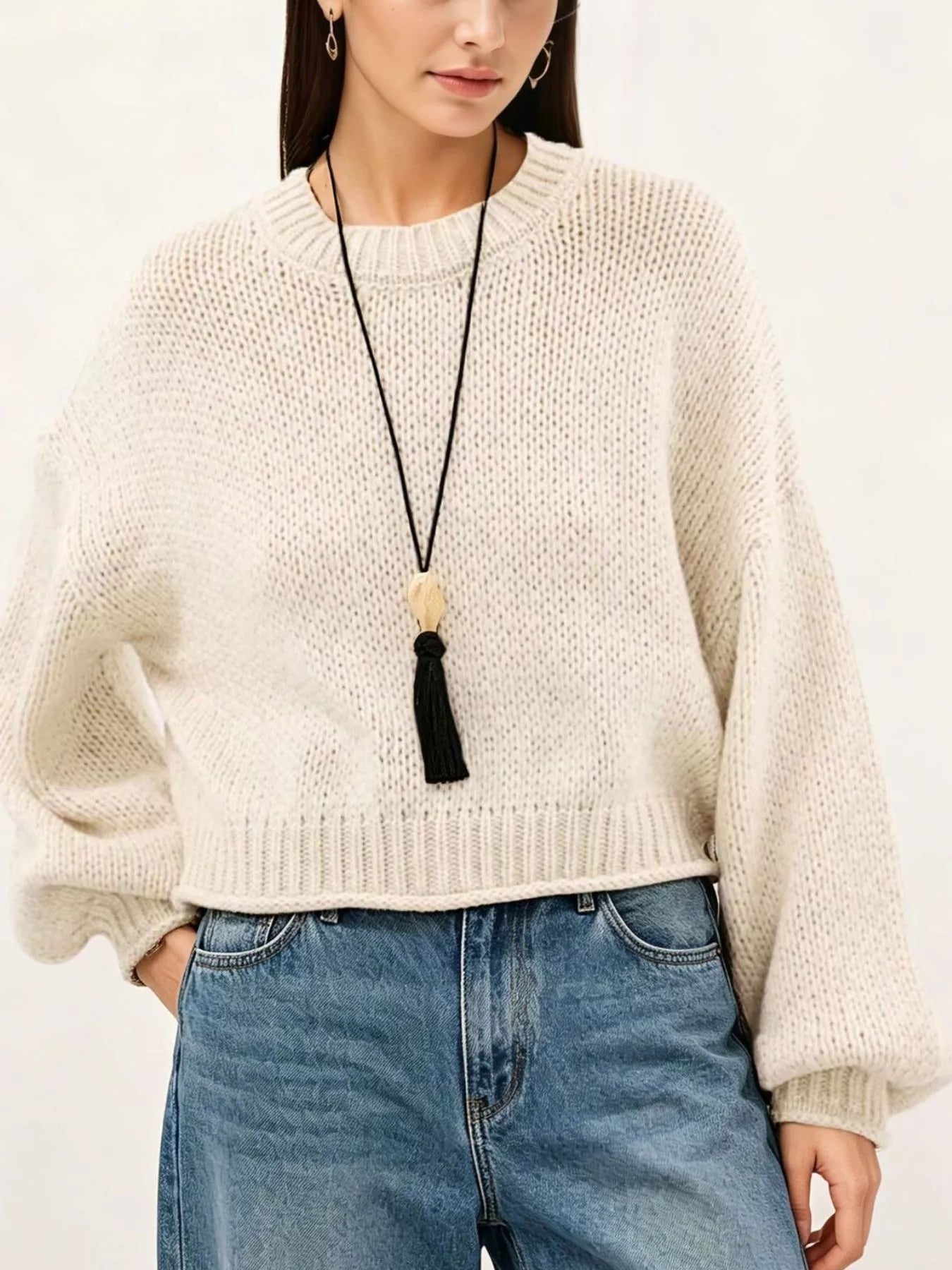 Oversized Chunky Knit Sweater