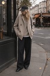 Oversized Charming Button-Down Jacket