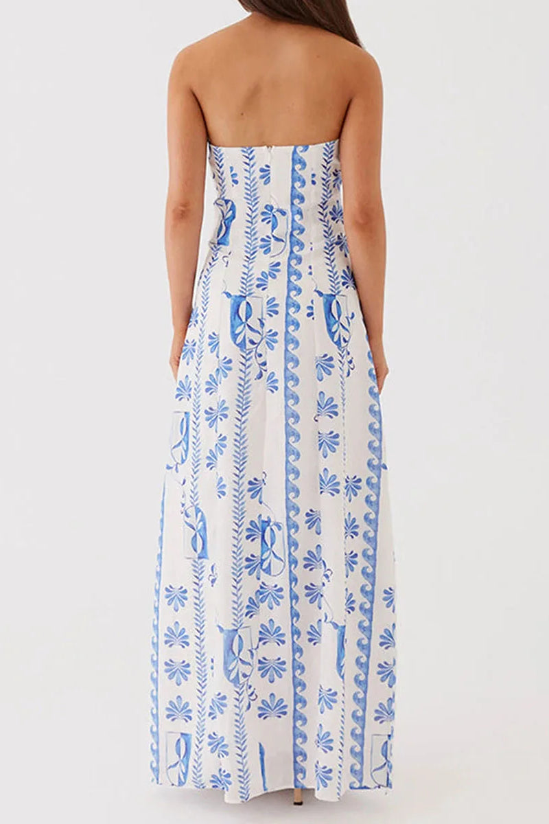 Off Shoulder Edition Aline Maxi Floral Dress