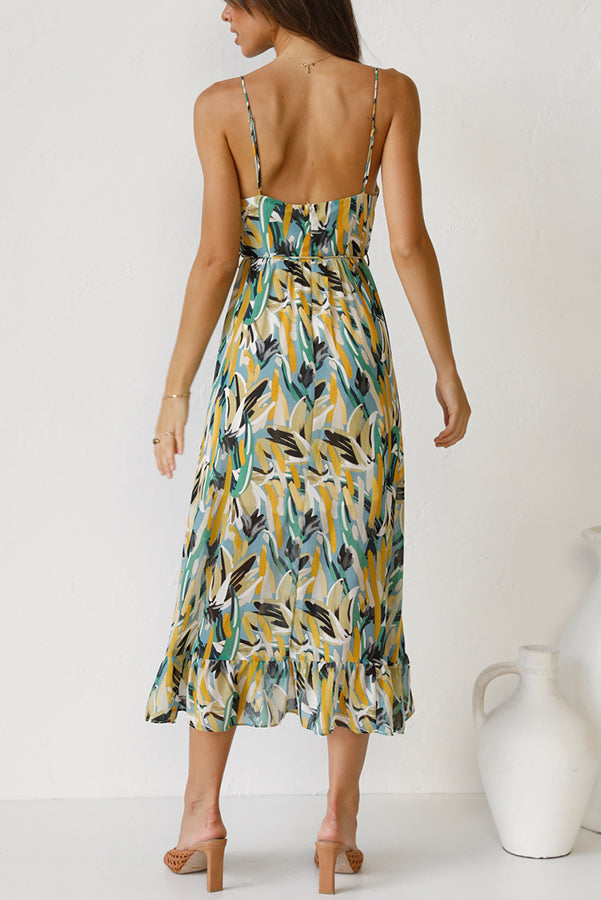 Statement Lilia Colorful Midi Dress Boutique Collection