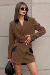 Timeless Brown Tweed Blazer