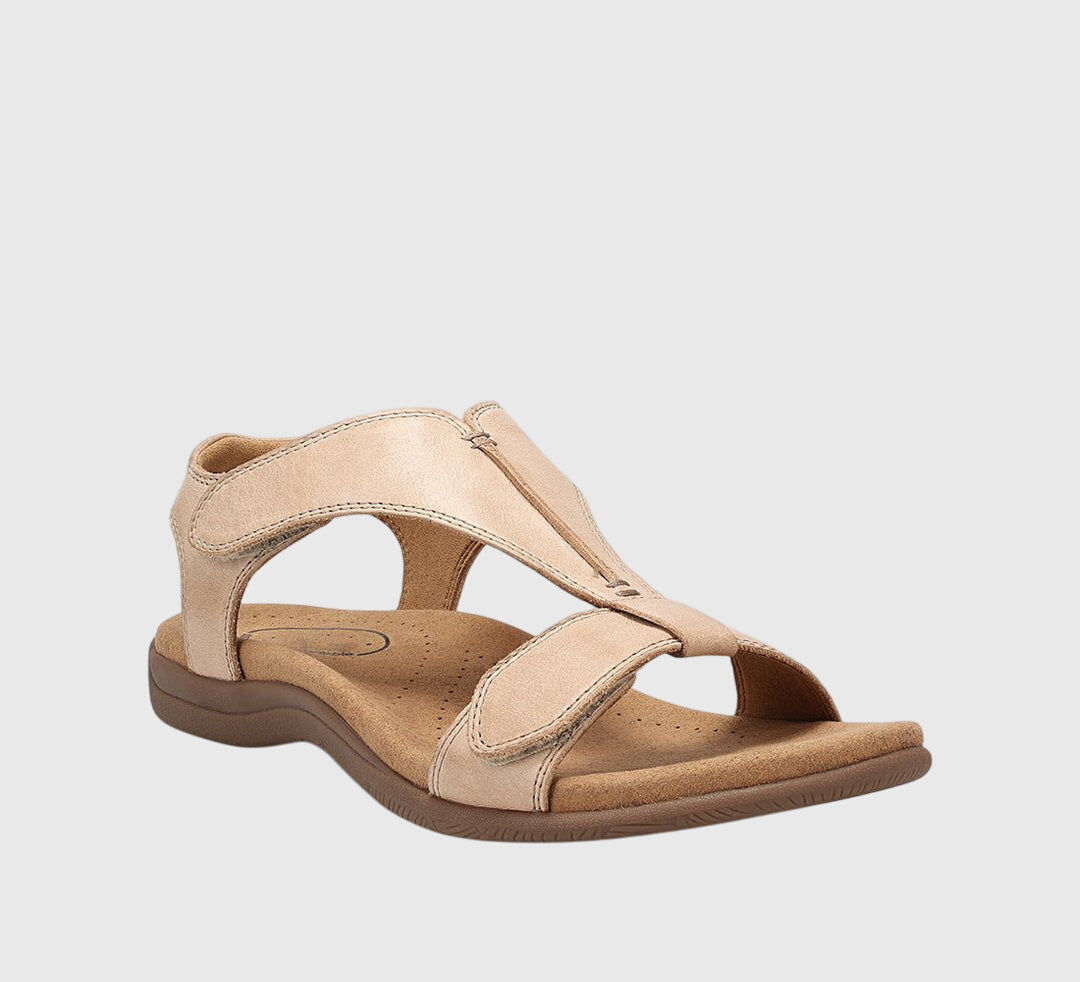 T-Strap Open Toe Flat Sandals