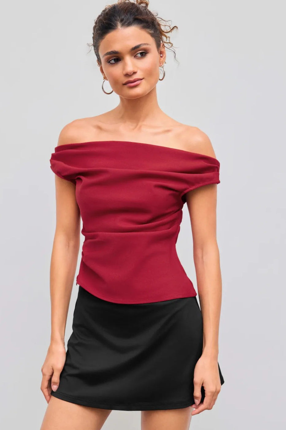 Ruched Crop Top