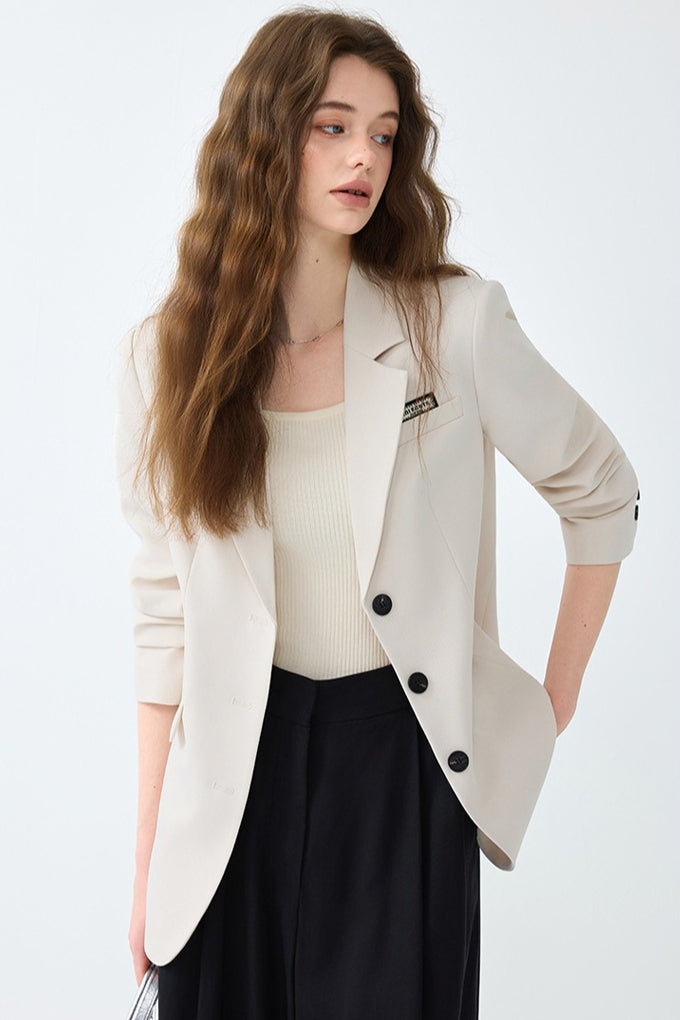 Elegant Long Sleeve Blazer