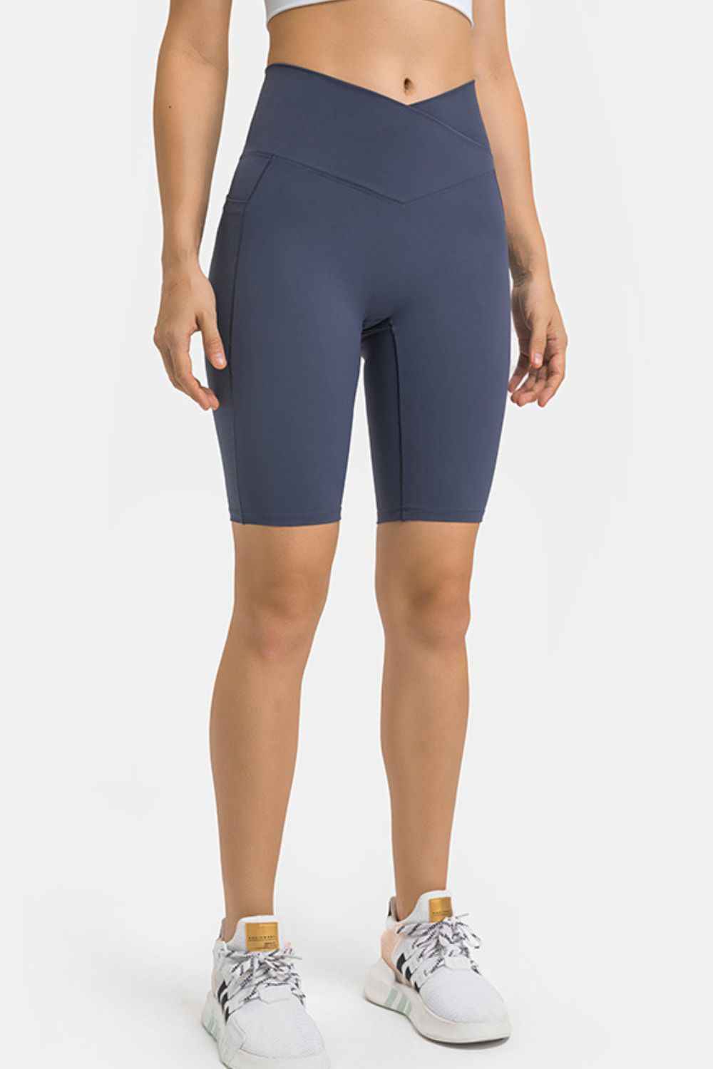 Millennia High Waist Biker Shorts with Pockets