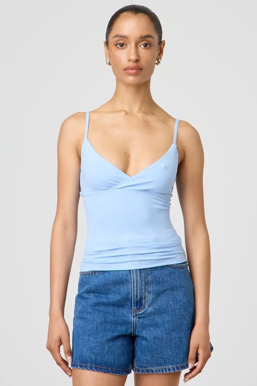 Deep V-Neck Crop Top