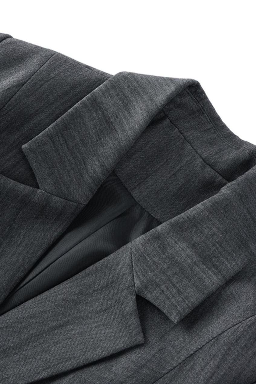 Classic Peak Lapel Blazer